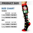 thumbnail image 7 of 8 Pairs Christmas Medical Sport Compression Socks - 15-20mmhg Graduated Knee-High Support for Men & Women, Ideal for Soccer, Running, and Nurses, 7 of 7