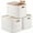 White, variant on XUEYU 3 Pack Woven Baskets , 11”x11”x9” Cotton Rope Baskets, 18L Blanket Baskets for Storage, Cube Bin Square Shelves Organizer, Toy Basket or Storage Bins for Living Room, Baby Nursery(White)