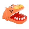thumbnail image 4 of Finger Biting Game, Plastic Tiger Shaped Cartoon Push Teeth Biting Toy  For Holiday Party Orange,Yellow, 4 of 8