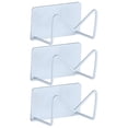 thumbnail image 1 of Soporte de esponja de cocina Soporte De Esponja De Cocina De 3 Piezas, Gancho Impermeable Para Lavandería, Baño, Blanco blanco Magideal Soporte de esponja de cocina, 1 of 7