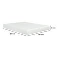 thumbnail image 4 of Bree 8 Inch Plush Queen Size Mattress with Cool Gel Foam, Aloe Vera Infused- Saltoro Sherpi, 4 of 4