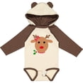 thumbnail image 3 of Inktastic girl reindeer Boys or Girls Long Sleeve Baby Bodysuit, 3 of 5