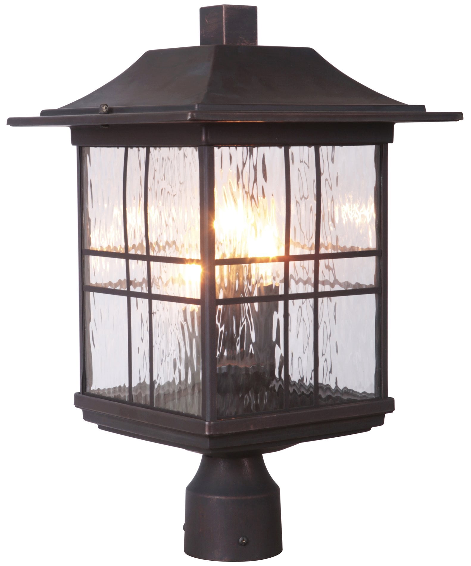Craftmade Lighting - Three Light Post Mount - Outdoor Lighting - Dorset - Three