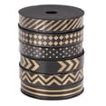 thumbnail image 4 of Cinta decorativa Flexible elegante moda brillo accesorios DIY para boda fiesta de cumpleaños negro dorado, 4 of 14