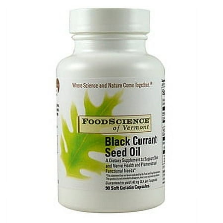 Foodscience Of Vermont Black Currant Seed Oil Capsules - 90 Ea