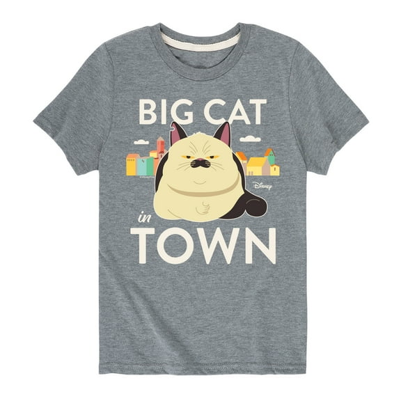 Luca - Big Cat In Town  - Toddler And Youth Short Sleeve Graphic T-Shirt
