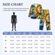 thumbnail image 4 of Balery vintage Starry Sunflower Pijama para Hombre de Dos Piezas con Manga Larga, Conjunto de Dormir y Descanso Suave con Bolsillos-Large, 4 of 7