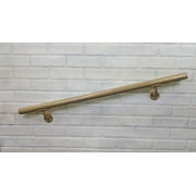 Aluminum Handrail Direct OHR Handrail Section with Mounts (12 Length,Clay) USA Made