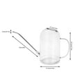thumbnail image 3 of 2L Stainless Steel Long Spout Watering Can with Removable Spray Head for Indoor and Outdoor Plants, 3 of 4