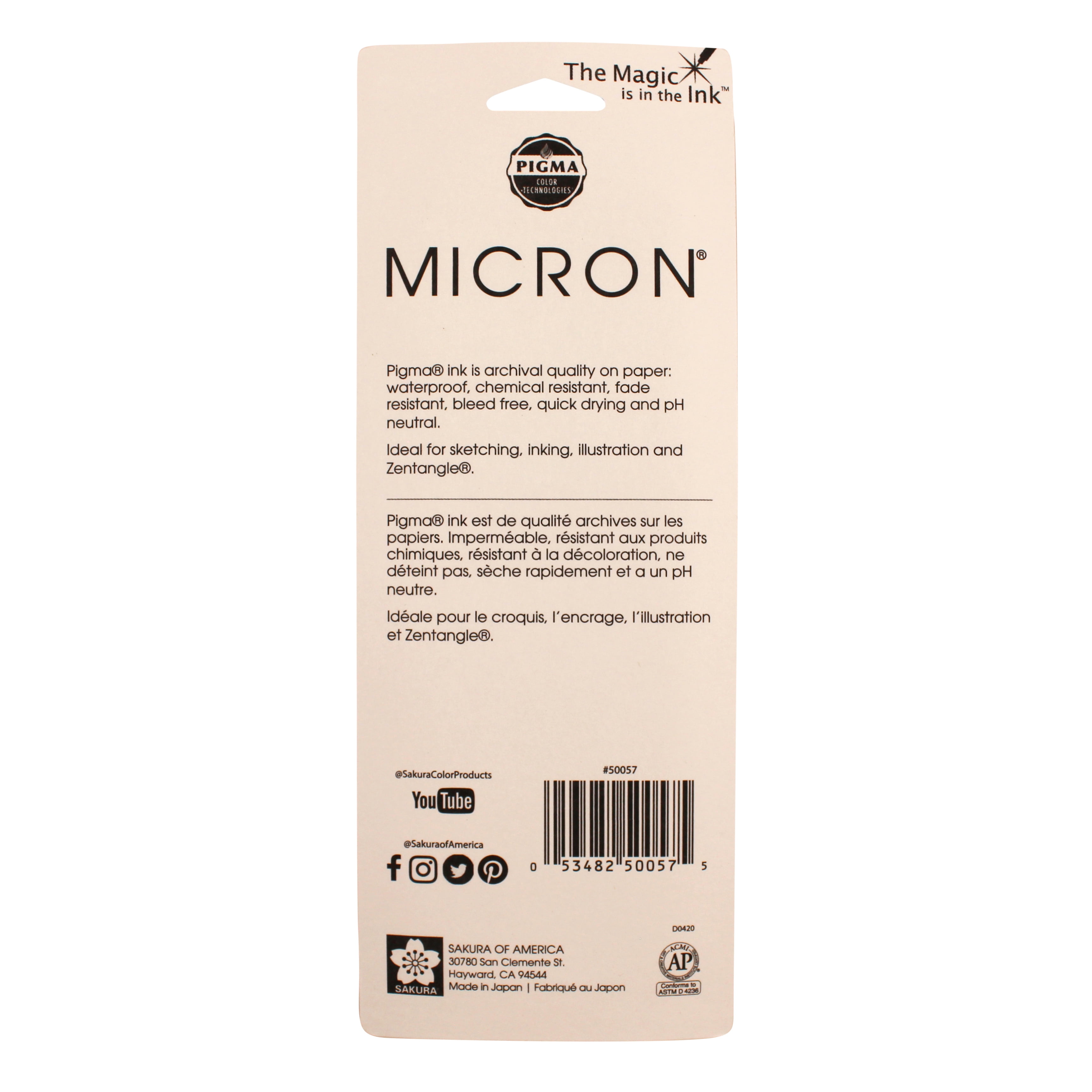 Pigma Micron Black Pen Set, 12 Packs: 3 ct. (36 total)