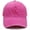 Hot Pink, variant on WCJM Baseball Hats Unisex Ribbon Embroidery Baseball Cap Washed Soft Fabric Dad Hat Adjustable Shaped Visor Summer Outdoor Sun Cap