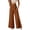 C Brown, variant on Womens Casual Wide Leg Pants High Waisted Button Pleated Business Work Trousers Flowy Beach Palazzo Pants
