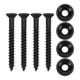 thumbnail image 3 of Juego de casquillos para articulación de mástil de guitarra - Perno de virola de metal con accesorio de tornillo (4 juegos) - Bajo eléctrico (negro), 3 of 10