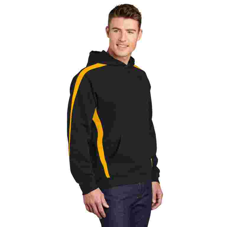 Sport-Tek ST265 Mens Sleeve Stripe Pullover Hooded Sport-Tek ST265 Mens Sleeve Stripe Pullover Hooded