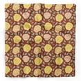thumbnail image 1 of Bimba Bandanas pour Tête Imprimés en Pure Soie à Feuilles de Hêtre Rouges et Bégonias Floraux Foulard d'Été pour Cou 40 x 80 Pouces, 1 of 6