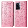 thumbnail image 4 of Funda Cartera FOXDOCK para OPPO A77 , Flip PU con Relieve de Gatos y Perros, Tarjetero y Soporte, 4 of 6