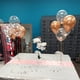 thumbnail image 4 of Globos metálicos de 12 pulgadas, confeti azul, rosa y dorado para celebración de cumpleaños, boda, Navidad, baby shower, decoración de fiesta., 4 of 6