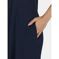thumbnail image 3 of Time and Tru Women's Sleeveless Knit Swing Dress, Sizes XS-XXXL, 3 of 4