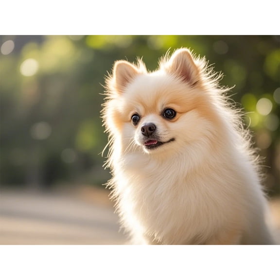 Pomeranian Dog Diamond Art 5D Diamond Painting DIY Kits Full Round Drill Crystal by Number Mosaic Handmade Arts and Crafts for Home Wall Living Room Decor 12x16 inch / 30x40cm