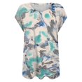 thumbnail image 4 of Dyegold Summer Tops for Women 2023 Trendy, Summer Cute Tops for Women Trendy Going Out Tie Dye T-Shirts Casual Cap Sleeve Crewneck Blouse Loose ​Tunics Tops, 4 of 4