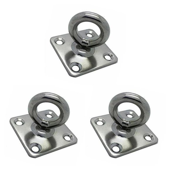 Soidarity Hebilla de placa de ojo colgante de techo de barco con colgador de anillo gancho de suspensión Reparación de Hardware de Type1 NO1