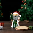thumbnail image 5 of Figurita de Santa Claus de resina: bonita, con mini bastón de caramelo, perfecta para el escritorio de casa, 5 of 5