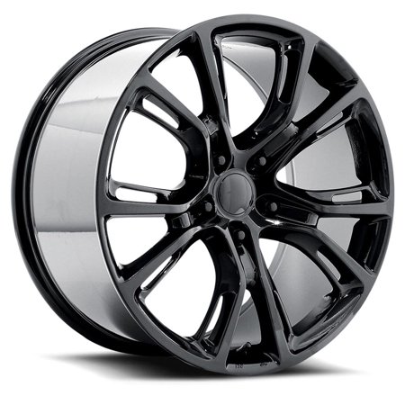 Topline Replicas - V1171 2012 JEEP SRT8 Gloss Black Wheel (22x10 /5x5 /+50 Offset)
