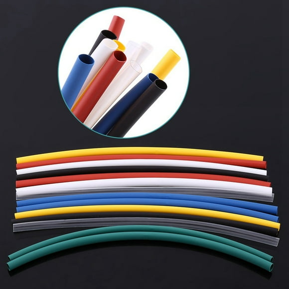 Shrinkable Tubing 70Pcs Heat Shrink Tubing 2:1 5 Sizes Assortment Electric Insulation Heat Shrink Tube Kit Shrinking Tube Wrap Industrial Tubing