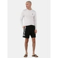 thumbnail image 3 of Reebok Men's & Big Men's Solid Logo Swim Trunks with Compression Liner and UPF 50+, 7" Inseam, Sizes S-2XL, 3 of 7