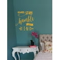 thumbnail image 3 of Always Stay Humble and Kind Wall Decals Vinyl Lettering Inspirational Quotes, 23x23-Inch Honey, 3 of 3