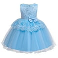 thumbnail image 2 of Girls Dresses Princess Dresses Toddler Tutu Toddler Girl Dresses for Girls 5-6 Years, 2 of 9