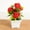 Red, variant on Foam Rose Foam Rose Mini Potted Decor Artificial Flowers Home Office Desktop Decoration Realistic Bouquet No Watering Bonsai Gift 5 Inch Silk Artificial Flowers