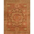 thumbnail image 1 of Ahgly Company Indoor Rectangle Abstract Orange Oriental Area Rugs, 4' x 6', 1 of 6