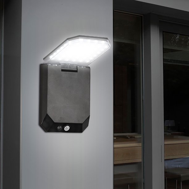onlyliua ¡ Artículos En Liquidación! Lámpara Solar de Pared Plegable para Exteriores, Luz Led para Patio, Jardín, Decoración, Detección Humana, Impermeable, Luz de Calle