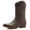 25YY02Brown, variant on GLOBALWIN Dark Brown Cowboy Boots For Women Dark Brown Cowgirl Boots Square Toe Western Boots With Low Heel Size 8M