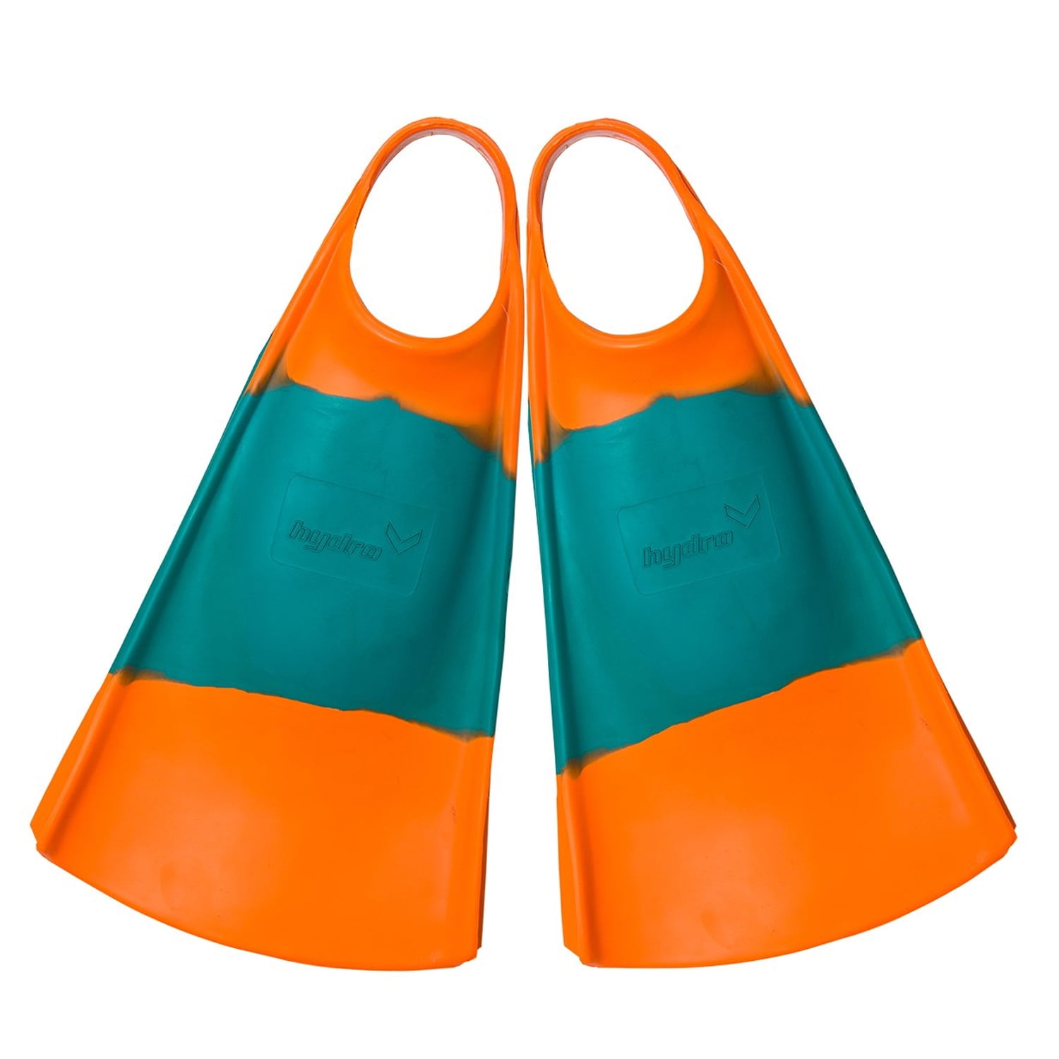 Bodyboarding Surfing Hydro Swimfins - Orange   Emerald - Ml - Walmart 