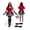 Women, variant on Joyfy Women Little Red Riding Hooded Costume with Dress, Cape and Gloves Outfits Set, Adult Women Halloween Costume for Halloween Themed Party Cosplay