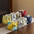 thumbnail image 4 of Teaware Bag Embroidery Drawstring Bag,Portable Travel Tea Set Storage Bag, 4 of 6