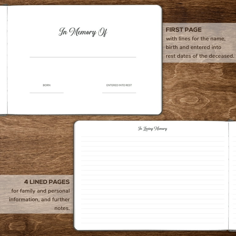 skyline-hardcover-funeral-guest-book-for-memorial-funeral-services-in-loving-memory-sign-walmart-com for Free Printable Funeral Guest Book Pages Skyline Hardcover Funeral Guest Book for Memorial & Funeral Services - In Loving Memory Sign - Walmart.com for Free Printable Funeral Guest Book Pages