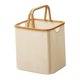 thumbnail image 2 of Cesta de almacenamiento plegable con asas para ropa sucia de moda para el hogar Beige, 2 of 9