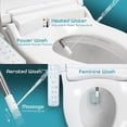 thumbnail image 4 of BidetMate 1000 Series Japanese Toilet Seat with Heated Bidet & Control Panel, Round, 4 of 11