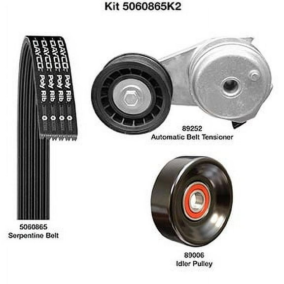 Dayco 5060865K2 - Serpentine Belt Drive Component Kit Fits select: 2001-2011 FORD RANGER, 2002-2003 FORD EXPLORER SPORT TRAC