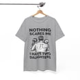 thumbnail image 5 of Father's Day Shirt Nothing Scares me I Have Two Daughters Shirt ID-0513YLZG, 5 of 7