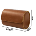 thumbnail image 2 of Laklulu Rollo de Reloj Estuche De Viaje Organizador de Caja de Reloj para Hombres con 2 Ranuras Almacenamiento de exhibición de Reloj Rollos de Reloj portátiles, 2 of 5