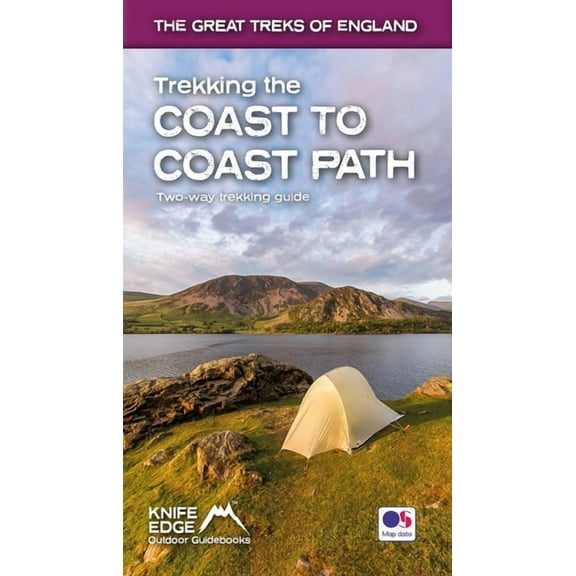 The Great Treks of England Trekking the Coast to Coast Path: Two-Way Trekking Guide with OS 1:25k Maps, Book 4, (Paperback)