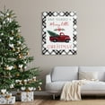 thumbnail image 2 of Stupell Indtries Merry Little Christmas Traditional Phrase Red Truck Tree,36 x 48,Design by Elizabeth Tyndall, 2 of 6