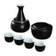 thumbnail image 1 of Juego de sake de cerámica con tetera, vajilla de , cuenco creativo para calentar, bebida tradicional de sake para regalar en una fiesta de té negro, 1 of 8