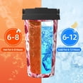 thumbnail image 5 of Lsque Rose Pattern Travel Coffee Mug 16oz: Insulated Coffee Cup with Leakproof Lid, Coffee Tumbler, Reusable Coffee Cups with Seal Lid, 5 of 8