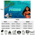thumbnail image 6 of Moana's happy birthday! A vibrant polyester party banner with castles, cars and holiday decorations for indoor/outdoor celebrations, indoor and outdoor banners | Colorful birthday theme, 6 of 9
