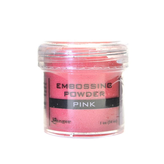 Opaques Embossing Powder pink, 1 oz., jar (pack of 3)